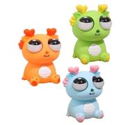 KUKUShining Giocattolo Da Pizzicare, Divertenti Giocattoli Antistress Da Pizzicare Palline Squishy A Forma Di Animaletti Da Schiacciare Per Natale(3pcs-B)