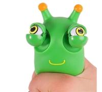 KUKUShining Giocattolo Da Spremere Con Occhi Che Spuntano, Simpatico Giocattolo Antistress Di Verme Verde Che Spunta Palline Squishy Da Spremere(Yellow)