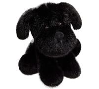 KUKUShining Golden Retriever Di Peluche, Morbido Coccoloso Cane Animale Domestico Soffice Cucciolo Di Peluche Giocattolo Da Coccolare Per Bambini(Black,35cm/13.8in)