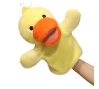 KUKUShining Marionetta Di Peluche, Simpatico Animale Di Peluche A Forma Di Squalo Con Bocca Mobile Giocattolo Per Giochi Di Ruolo Regalo Didattico(Duck)