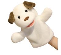 KUKUShining Marionetta Di Peluche, Simpatico Animale Di Peluche A Forma Di Squalo Con Bocca Mobile Giocattolo Per Giochi Di Ruolo Regalo Didattico(Puppy)