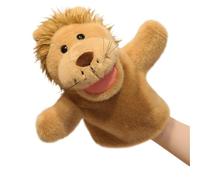KUKUShining Marionetta Di Peluche, Simpatico Animale Di Peluche A Forma Di Squalo Con Bocca Mobile Giocattolo Per Giochi Di Ruolo Regalo Didattico(Lion)