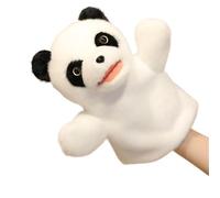 KUKUShining Marionetta Di Peluche, Simpatico Animale Di Peluche A Forma Di Squalo Con Bocca Mobile Giocattolo Per Giochi Di Ruolo Regalo Didattico(Panda)