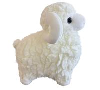 KUKUShining Pecora Peluche Piccola, Bambole Agnello Grasso Carino Morbidi Soffici for Regali Compleanno Bambini(White)