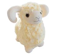 KUKUShining Pecora Peluche Piccola, Bambole Agnello Grasso Carino Morbidi Soffici for Regali Compleanno Bambini(Yellow)
