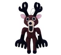 KUKUShining Peluche 99 Nights In The Forest, Morbido Ispirato Al Gioco Peluche Da Collezione A Forma Di Cervo Cattivo Per Natale(Brown-A)
