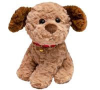 KUKUShining Peluche A Forma Di Cane, Morbido Cucciolo Di Border Collie Kawaii Peluche Bulldog Shibainu For Bambini Compleanno(Brown,27cm/10.62in)