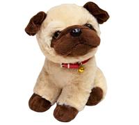 KUKUShining Peluche A Forma Di Cane, Morbido Cucciolo Di Border Collie Kawaii Peluche Bulldog Shibainu For Bambini Compleanno(Bulldog,22cm/8.7in)