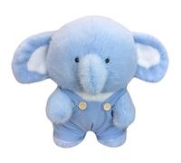 KUKUShining Peluche A Forma Di Elefante, Morbidi Coccolosi Animali Di Peluche Con Vestiti Di Elefante Per Bambini Fidanzate E Ragazzi(Blue)