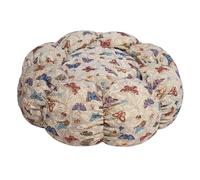 KUKUShining Peluche A Forma Di Fiore, Grazioso Cuscino Imbottito A Forma Di Fiori Soffici For Divano Angolo Lettura Decorazione(Black)