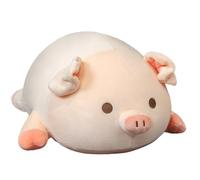 KUKUShining Peluche A Forma Di Maialino, Peluche Paffuto Morbido Cuscino Da Abbracciare Regalo For Bambini Compleanno Casa(Open eye,50cm/19.8in)