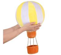 KUKUShining Peluche A Forma Di Mongolfiera, Morbido E Coccoloso Cuscino Da Abbracciare Giocattolo Di Peluche Per Feste Natale Matrimonio(Yellow,20cm/7.8in)