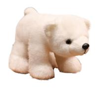KUKUShining Peluche A Forma Di Orso Polare, Morbido Coccoloso Cuscino Di Peluche Da Abbracciare Regalo Per San Valentino E Compleanno(White,13cm/5.11in)