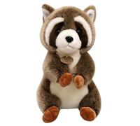 KUKUShining Peluche A Forma Di Procione, Simpatici Animali Peluche Morbidi Cuscini Peluche for Regali Compleanno Bambini San Valentino(17cm/6.7in)