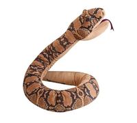 KUKUShining Peluche A Forma Di Serpente, Peluche Morbido E Tenero Ideale Come Cuscino Decorativo For Regali Di Halloween For Bambini(Red,90cm/35.4in)