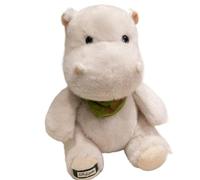 KUKUShining Peluche Animali, Ippopotamo Elefante Cuscino Per Coccole Regalo Per Bambini(Hippo,35cm/13.8in)