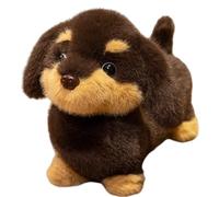 KUKUShining Peluche Bassotto, Morbido E Coccoloso A Forma Di Cucciolo Di Cane Cuscino Da Abbracciare Regalo Di Compleanno for Bambini(33cm/12.99in)