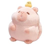 KUKUShining Peluche Capibara, Simpatico Animale Di Peluche Capibara Kawaii Morbido Porcellino D'India Bambola Per Bambini Scaldamani(Pink)