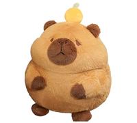 KUKUShining Peluche Capibara, Simpatico Animale Di Peluche Capibara Kawaii Morbido Porcellino D'India Bambola Per Bambini Scaldamani(Brown)