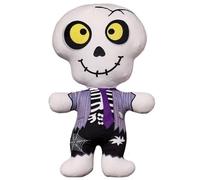 KUKUShining Peluche Di Halloween, Simpatico Peluche A Forma Di Zucca Scheletro Morbido Cuscino Da Lancio for Bambini Che Giocano(Skeleton)