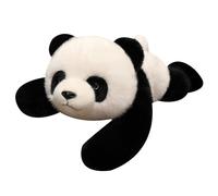 KUKUShining Peluche Di Panda, Morbido Peluche A Forma Di Panda Sdraiato Cuscino Da Abbracciare Giocattolo Kawaii Per Alleviare Lo Stress(45cm/17.7in)
