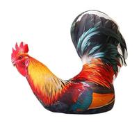 KUKUShining Peluche Di Pollo, Tenero Gallo Gallina Fagiano Peluche Morbido Cuscino Per La Decorazione Di Casa Camera Da Letto Ufficio(Rooster)