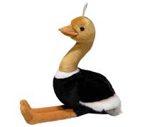KUKUShining Peluche Di Struzzo, Morbido Tenero Bambola Realistica A Forma Di Uccello Giocattolo Educativo Di Peluche Regalo For Bambini(25cm/9.8in)