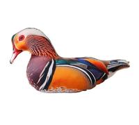 KUKUShining Peluche Di Uccello, Simpatici Animali Di Peluche A Forma Di Oca Morbidi Cuscini Di Anatra Pappagallo Piccione Per Coccolare(Mandarin Duck)