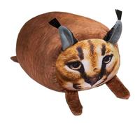 KUKUShining Peluche Floppa Cat, Morbido Gattino Paffuto Caracal Peluche Giocattolo Cuscino Bambola Regalo Per La Decorazione Della Casa(40cm/15.7in)
