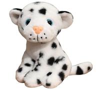 KUKUShining Peluche Leopardo, Morbido E Coccoloso Leopardo Delle Nevi Bambola Di Peluche Ghepardo Regalo Per Fidanzati Dei Bambini(White,22cm/8.7in)