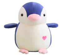KUKUShining Peluche Pinguino, Morbido Peluche A Forma Di Cucciolo Di Pinguino Cuscino Da Abbracciare Giocattolo Decorazione Per La Stanza(Blue)