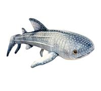 KUKUShining Peluche Squalo Balena, Realistico Animale Che Vive Nell'oceano Morbido Cuscino Di Peluche A Forma Di Squalo Selvatico For Bambini