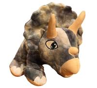 KUKUShining Peluche Triceratopo, Tenero Animale Di Peluche A Forma Di Dinosauro Realistico Regalo Per Bambini Ragazzi Adolescenti(Pink)