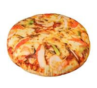 KUKUShining Pizza Di Peluche, Cuscino Morbido Imbottito A Forma Di Pizza Realistico Giocattolo Di Peluche Rotondo Per Feste Decorazioni Per La Casa(Seafood,60cm/23.6in)