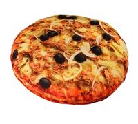 KUKUShining Pizza Di Peluche, Cuscino Morbido Imbottito A Forma Di Pizza Realistico Giocattolo Di Peluche Rotondo Per Feste Decorazioni Per La Casa(Veg,40cm/15.7in)