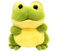 KUKUShining Rana Di Peluche, Morbidi Animali Bambola Di Peluche Kawaii A Forma Di Rana Verde Regalo Per Compleanno Decorazione Di San Valentino(20cm/7.87in)