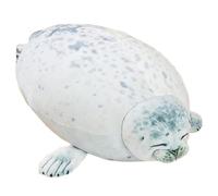 KUKUShining Simpatico Peluche A Forma Di Foca, Morbido Peluche Paffuto Kawaii Ideale Come Regalo For Bambini Compleanno E Natale(White,60cm/23.6in)