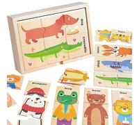 KUKUTrue® Giocattolo Montessori 2 3 4 5, Giochi Bambini 2 Anni, Regalo Bambina 3 Anni, Giocattolo di Motricità, Motricità Fine, Coordinazione Mano-Occhio, Regalo 2-5 Bambini Ragazzi Ragazze