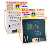 KUKUTrue® Montessori Giocattolo 3 4 5 6, Giochi da 3 Anni, Giocattoli in Legno da 3 Anni, Lavagna per Bambini, Impara l'Alfabeto, Giocattoli Educativi, Regalo 3 4 5 6 Bambini Ragazzi Ragazze