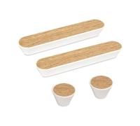 KUKUUU 2 pezzi maniglie for cassetti da cucina moderne, maniglie for armadi, guardaroba, accessori for il bagno(96MM)