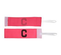 Kukyller 10pcs Capitani braccias, bande di braccia del capitano per calcio C Word Elastic Sport Band Band per calcio, rugby e altro ancora (Roseo)
