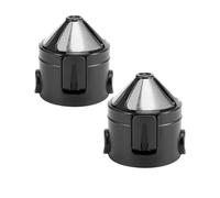 Kukyller 2 filtri per caffè versati, filtri per caffè riutilizzabili in acciaio inossidabile, supporto per filtro antigoccia per viaggi, campeggio, 4,7x3,0 pollici