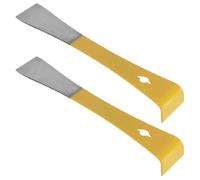 Kukyller 2 Pezzi Strumenti di Raschietto per Alveare in Acciaio Inossidabile, Sollevatore di Telaio e Strisce Piatto Ale Alveare utensile per l'apicoltura dell'apicoltura per Gli per Gli