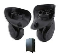 Kukyller 2PCS Luggage Suitcase Replacement, Mute Suitcase Luggage Replacement Wheels Rubber Caster Repair Kits
