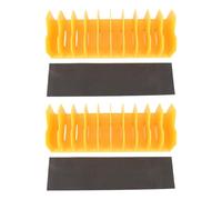 Kukyller 2pcs Organizer per chiavi, pinza e portabricchini strumento di stoccaggio strumento Porta del rack multifunzionale da 10 slot per pinze a cricchetti Cavaliere a forbici, giallo,