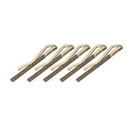 Kukyller 5PCS Metal Money Clip, Classic Cash Clips Metal Credit Business Card Holder Money Paper Slim for Women Men Office and Home (bronze)