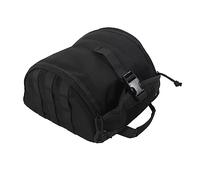 Kukyller Borsa di stoccaggio della protezione del casco, borsa per il committente per il casco motociclistico regolabile per viaggi sportivi (Nero)