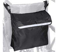 Kukyller Borse per sedie a rotelle da appendere sul retro, Borsa di stoccaggio degli accessori per sedie a rotelle per la parte posteriore della sedia nera