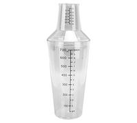 Kukyller cocktail shaker ha set di capacità standard su scala chiara impedire sbirciatore shaker per barretore bar (700 ml)