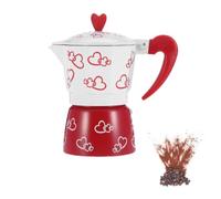 Kukyller Coffee Machert Pentola, Caffettiera in alluminio Vintage Mocha Kettle per casa e campeggio (Ten cuidado)